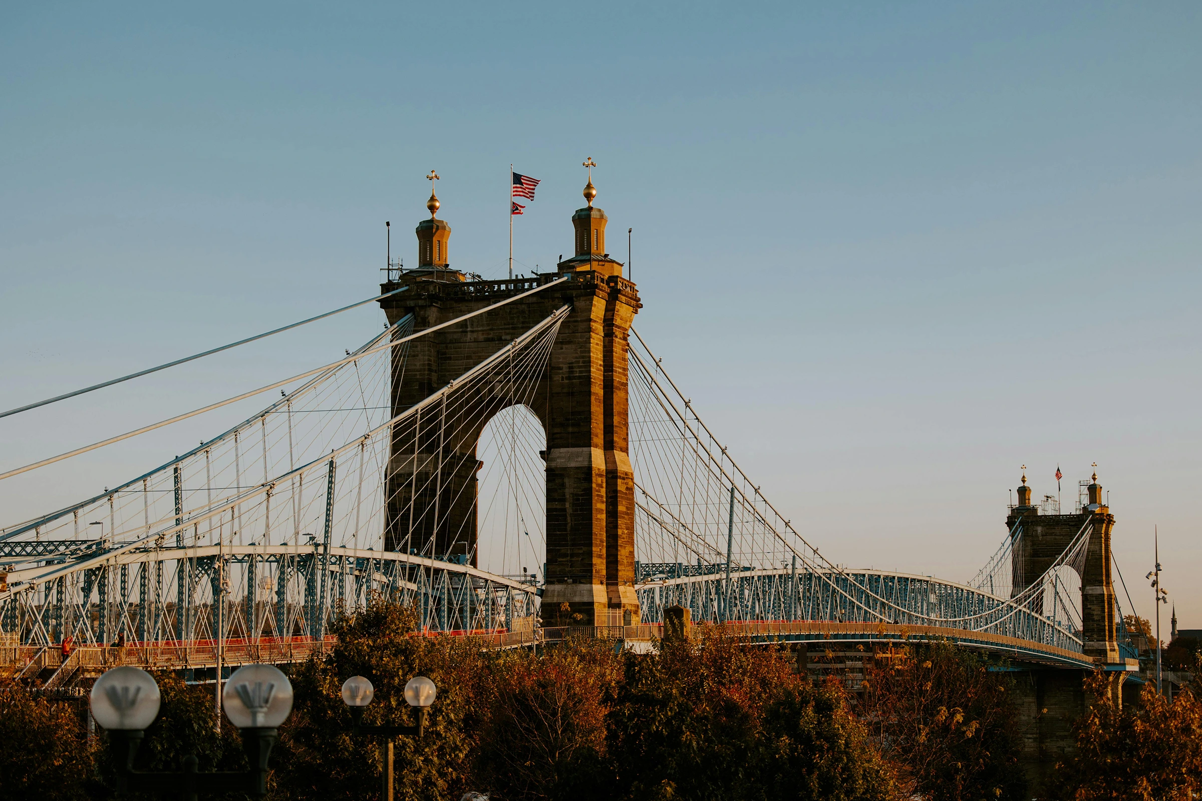 Cincinnati bridge view